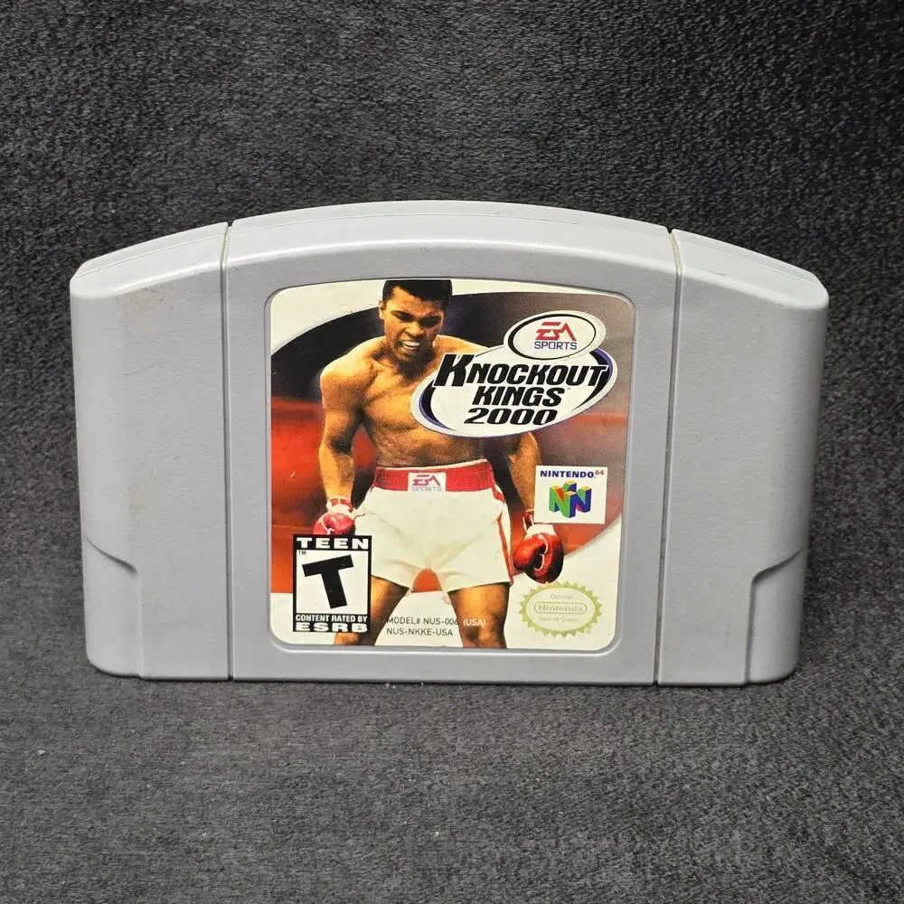 Knockout Kings 2000 Nintendo Game N64 Gaming Cartridge Boxing Video Game